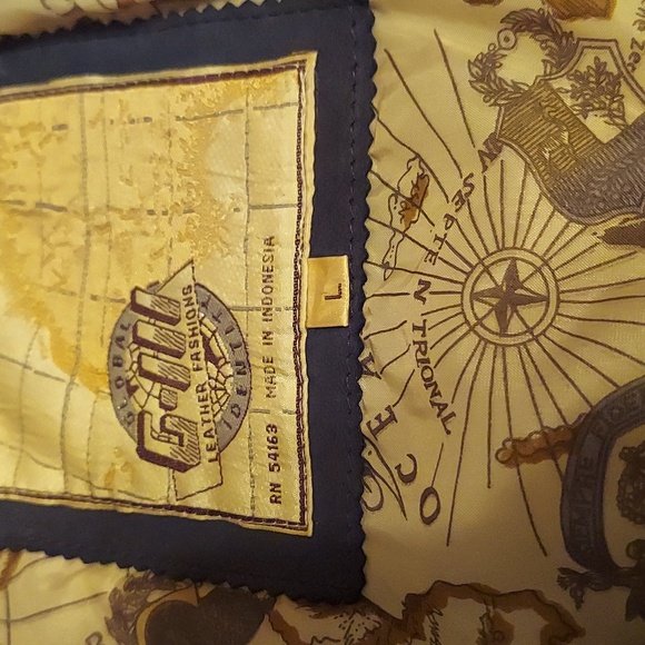 Men's size Large Suede Leather Jacket - Picture 4 of 5